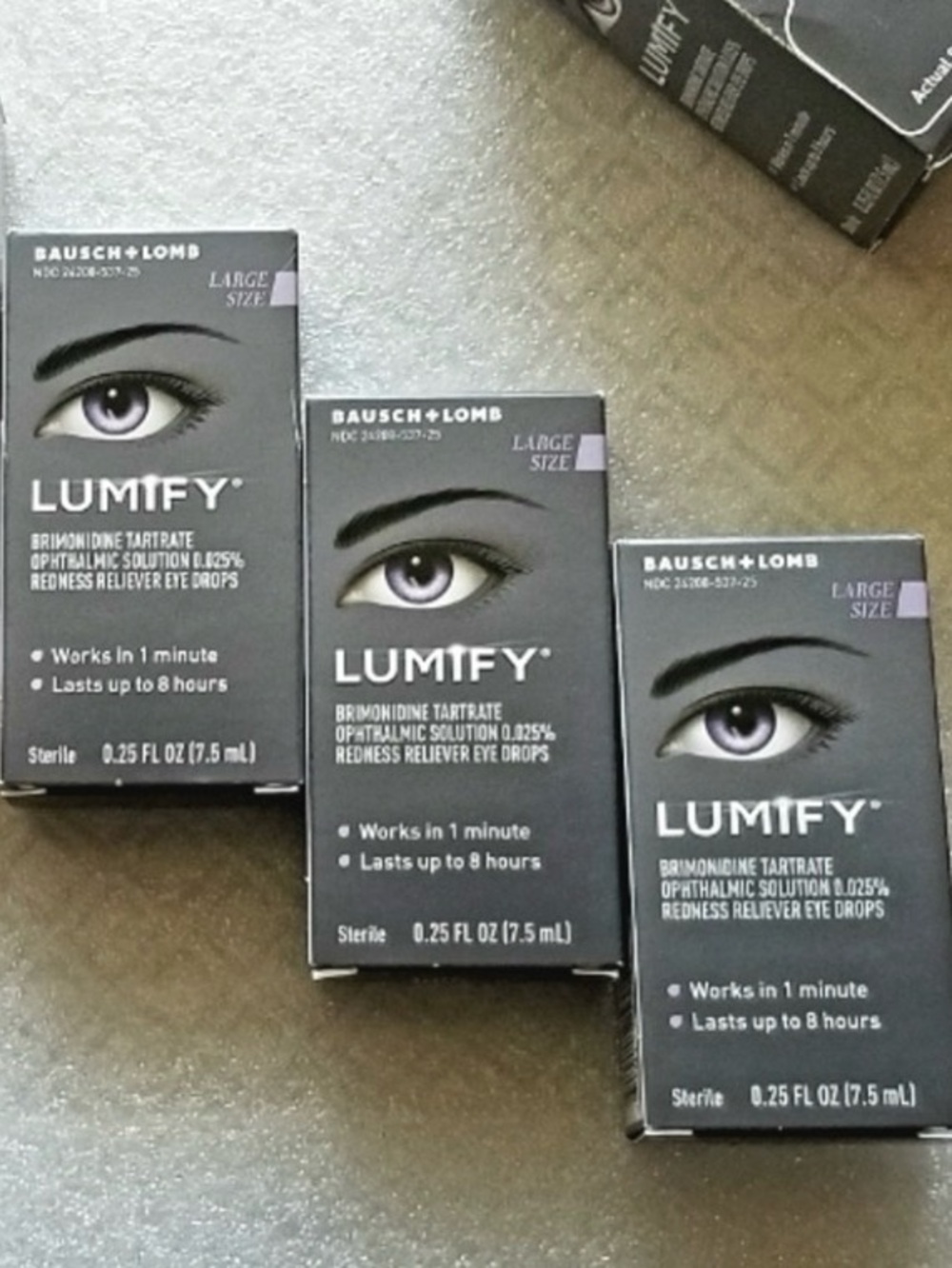 LUMIFY x 3 .25oz LARGE 2027+